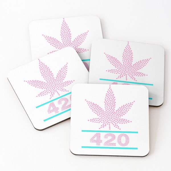Item preview, Purple weed bud/text fractal designed and sold by RonaldKitama.