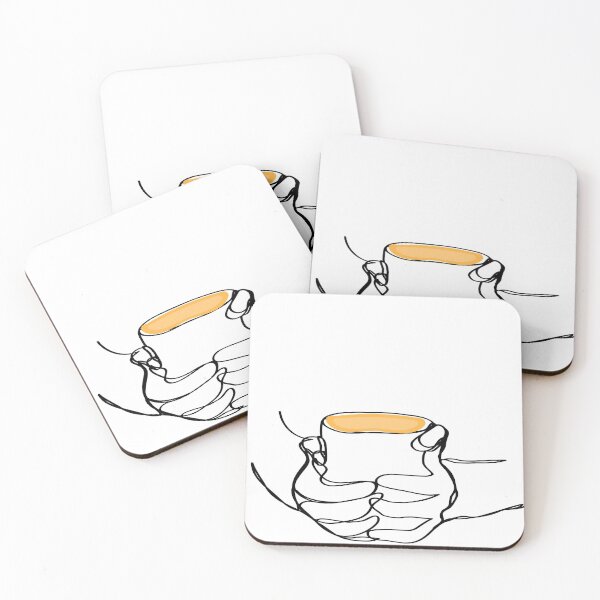 Item preview, one line of  hand holding coffee  designed and sold by Pongbun Sangkaew.