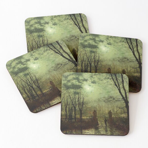 Item preview, At the Park Gate (Grimshaw) designed and sold by ArtHistorical.