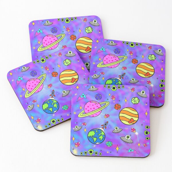 Item preview, Psychedelic Tropical Art - CamBorr Space Print designed and sold by CamBorr.
