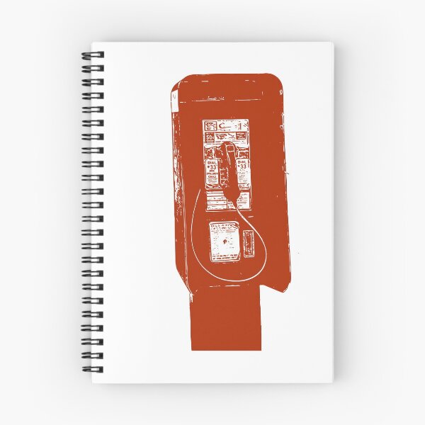 Item preview, red payphone designed and sold by graphicgal.
