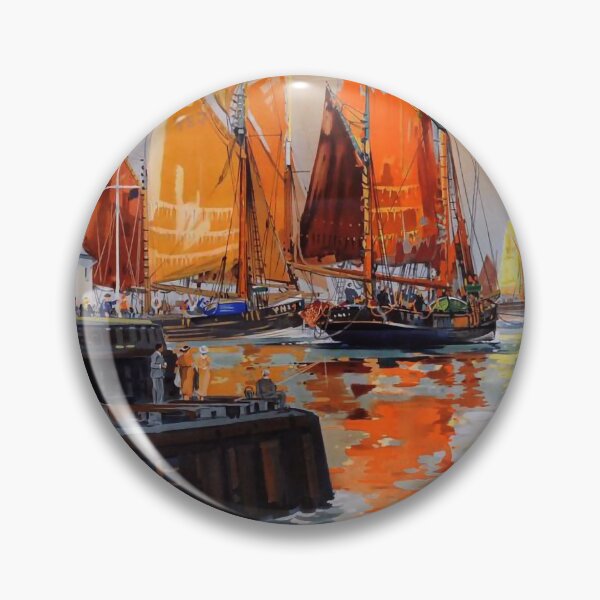 Item preview, East Coast Havens Norfolk vintage travel poster designed and sold by stickart-marek.