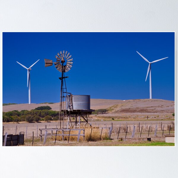 "Generations of Harvesting The Breeze" Poster