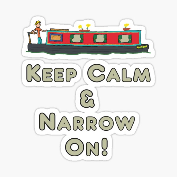 Item preview, Keep Calm Narrowboat designed and sold by Mark-Ewbie.