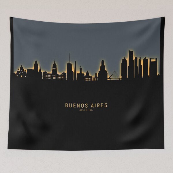 Item preview, Buenos Aires Argentina Skyline designed and sold by ArtPrints.