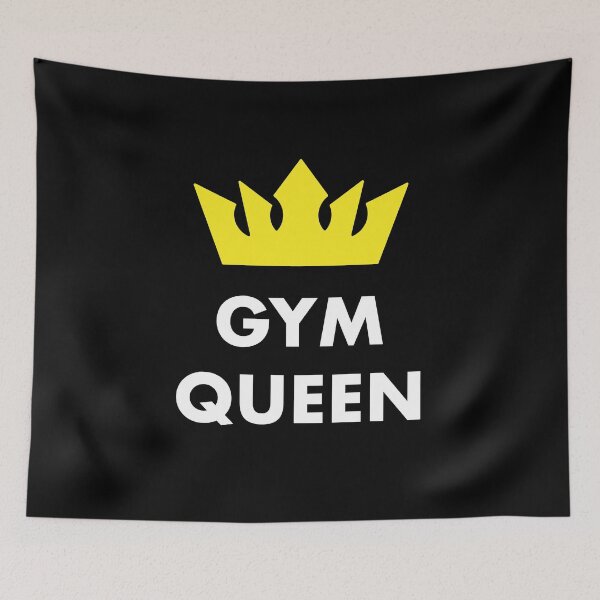Artikelvorschau, Gym Queen Fitness Workout Gym Design Geschenk entworfen und verkauft von SuperFreshArt.