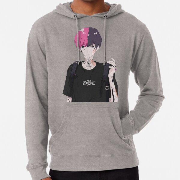 Lil peep hoodie anime sale