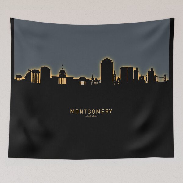 Item preview, Montgomery Alabama Skyline designed and sold by ArtPrints.