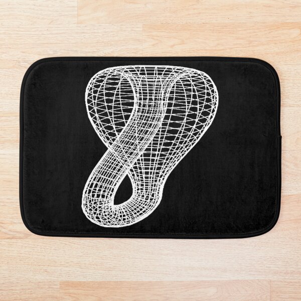 A two-dimensional representation of the Klein bottle immersed in three-dimensional space, #TwoDimensional, #representation, #KleinBottle, #immersed, #ThreeDimensional, #space Bath Mat
