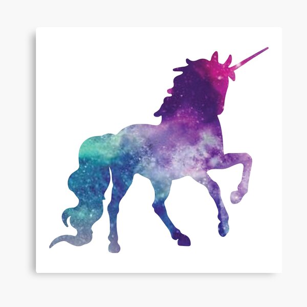 Cosmic unicorn Canvas Print