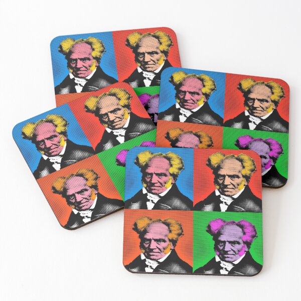 Item preview, Pop Art Schopenhauer in 4 Colors  designed and sold by OnlyPopArt.