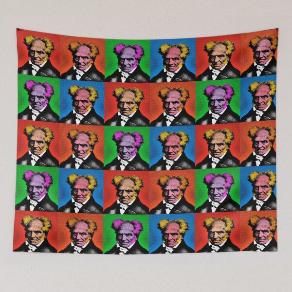 Item preview, Pop Art Schopenhauer in 4 Colors  designed and sold by OnlyPopArt.