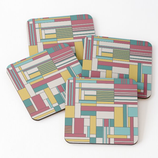 Item preview, The regular rectangles in Mondrian Style 1 designed and sold by Dibujo Divertido.