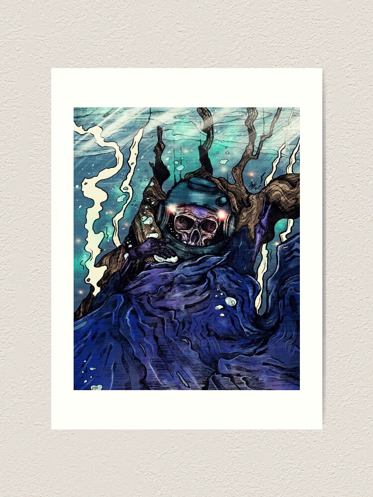 Alternate view of under. Art Print