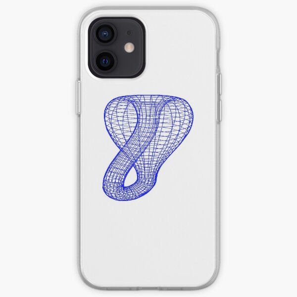 A two-dimensional representation of the Klein bottle immersed in three-dimensional space, #TwoDimensional, #representation, #KleinBottle, #immersed, #ThreeDimensional, #space iPhone Soft Case