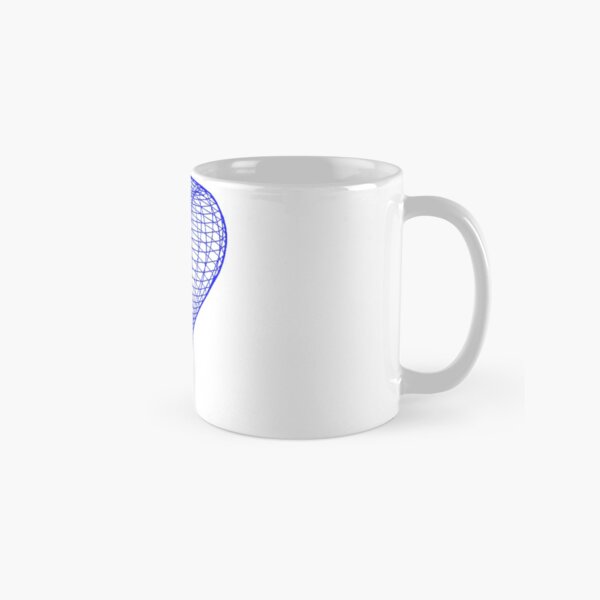 A two-dimensional representation of the Klein bottle immersed in three-dimensional space, #TwoDimensional, #representation, #KleinBottle, #immersed, #ThreeDimensional, #space Classic Mug