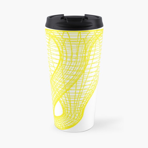 Two-dimensional representation of the Klein bottle immersed in three-dimensional space, #TwoDimensional, #representation, #KleinBottle, #immersed, #ThreeDimensional, #space Travel Coffee Mug
