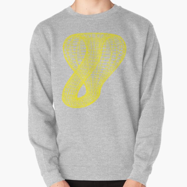 Two-dimensional representation of the Klein bottle immersed in three-dimensional space, #TwoDimensional, #representation, #KleinBottle, #immersed, #ThreeDimensional, #space Pullover Sweatshirt