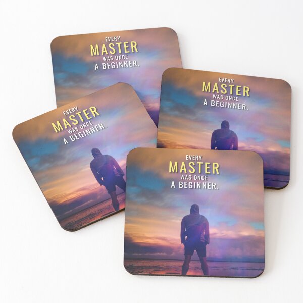 Item preview, Colorful Motivation - Every Master was Once a Beginner designed and sold by hiunlimit.