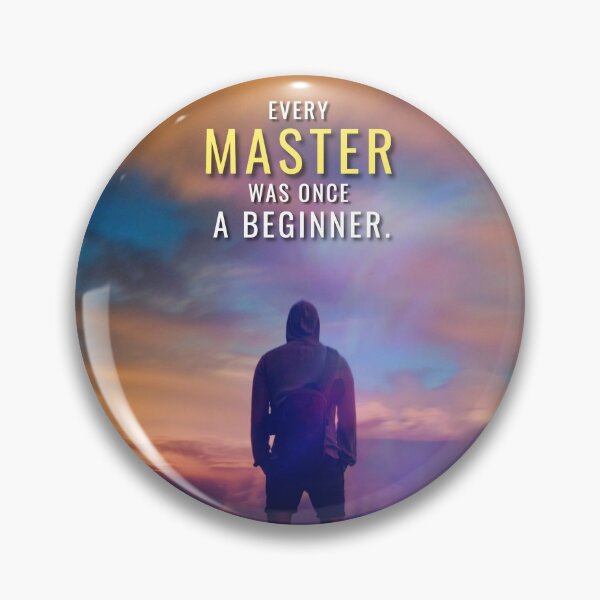 Item preview, Colorful Motivation - Every Master was Once a Beginner designed and sold by hiunlimit.