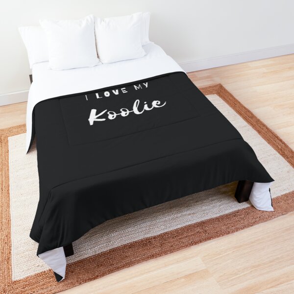 I Love My Koolie Comforter