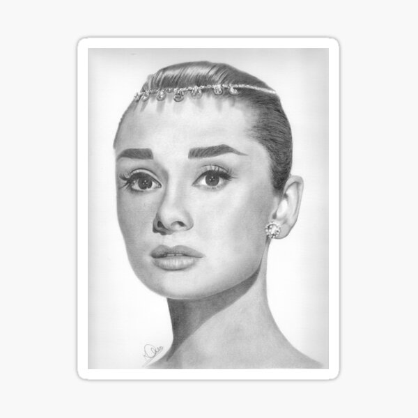 Audrey Hepburn Sticker