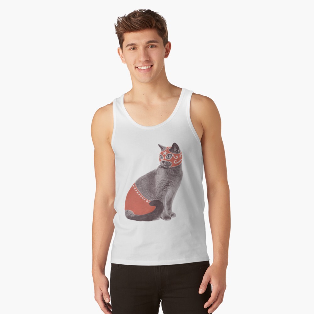 Cat Wrestler Tank Top