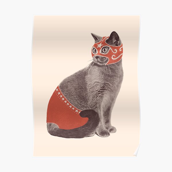Cat Wrestler Poster