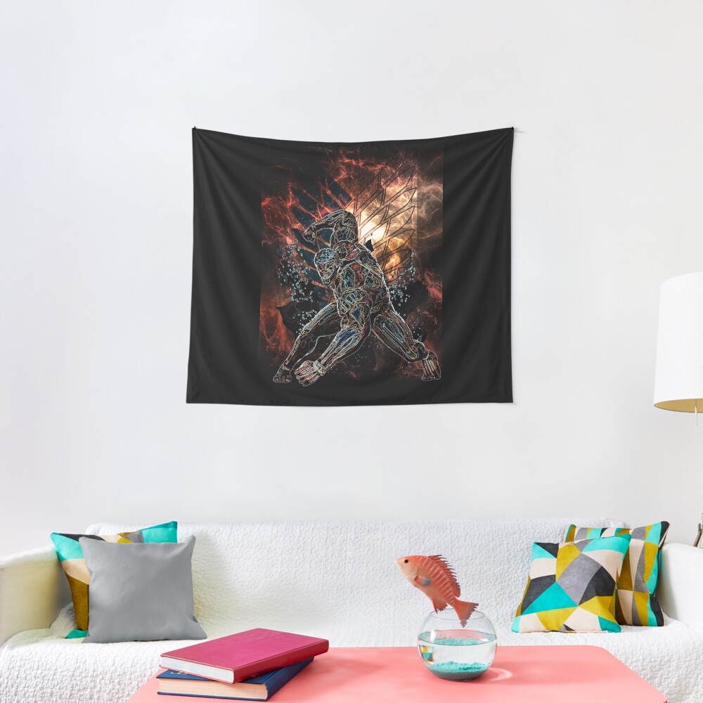 Armored Titan Awakening Tapestry