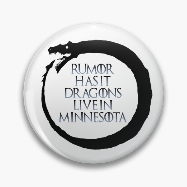 Item preview, Rumor Has it Dragons Live in Minnesota - black graphics designed and sold by Maddie4Real.