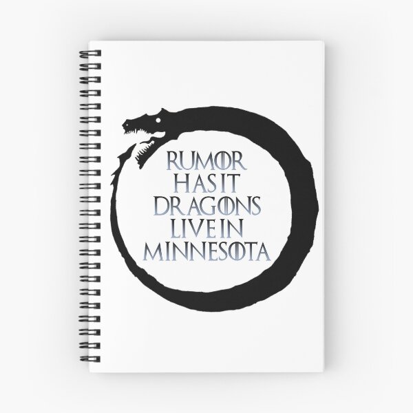 Item preview, Rumor Has it Dragons Live in Minnesota - black graphics designed and sold by Maddie4Real.