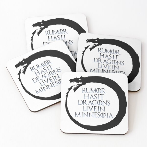 Item preview, Rumor Has it Dragons Live in Minnesota - black graphics designed and sold by Maddie4Real.