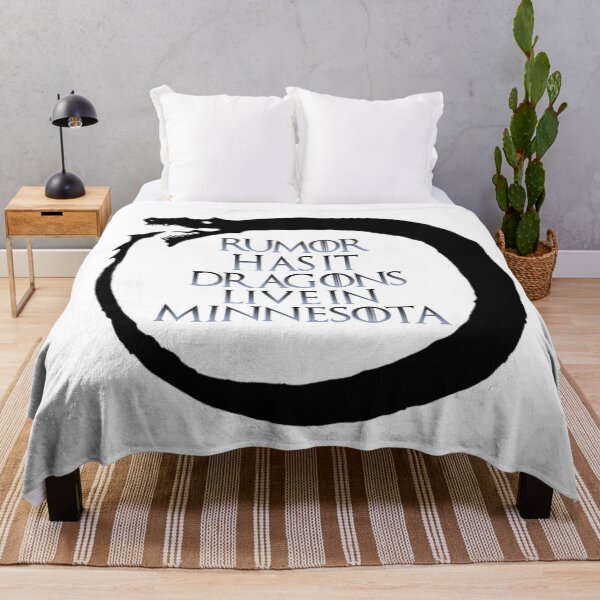 Item preview, Rumor Has it Dragons Live in Minnesota - black graphics designed and sold by Maddie4Real.