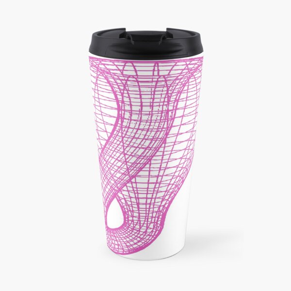 Two-dimensional representation of the Klein bottle immersed in three-dimensional space, #TwoDimensional, #representation, #KleinBottle, #immersed, #ThreeDimensional, #space Travel Coffee Mug