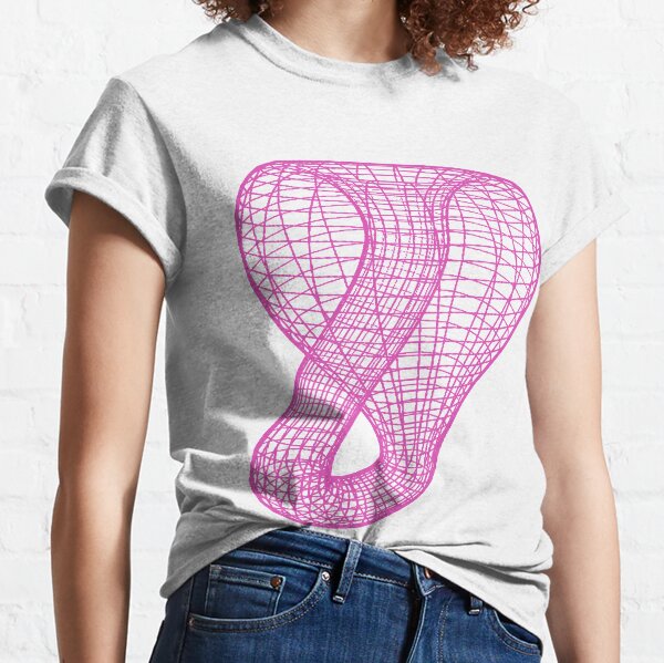 Two-dimensional representation of the Klein bottle immersed in three-dimensional space, #TwoDimensional, #representation, #KleinBottle, #immersed, #ThreeDimensional, #space Classic T-Shirt