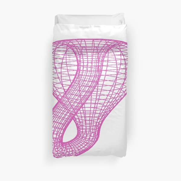 Two-dimensional representation of the Klein bottle immersed in three-dimensional space, #TwoDimensional, #representation, #KleinBottle, #immersed, #ThreeDimensional, #space Duvet Cover