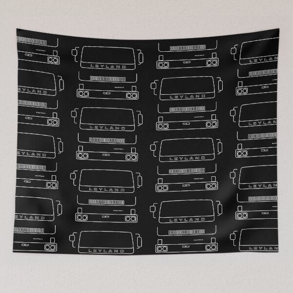 Item preview, Leyland T45 Roadtrain 1980s classic lorry outline graphic (white) designed and sold by soitwouldseem.