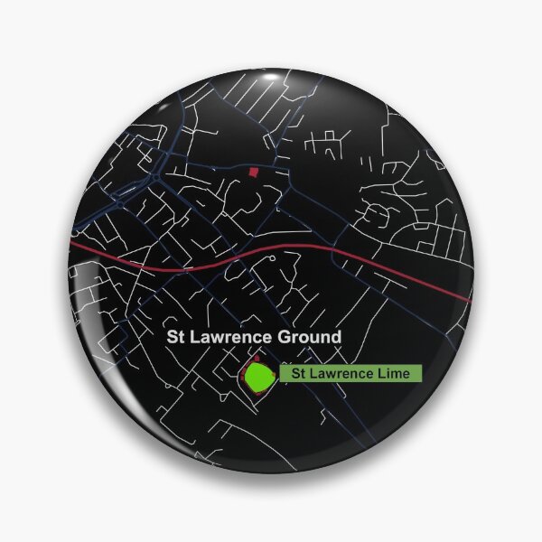 Item preview, Kent Cricket - Stadium Map by stadiamap designed and sold by stadiamap.