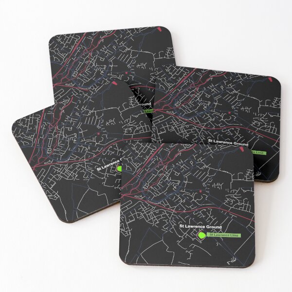 Item preview, Kent Cricket - Stadium Map by stadiamap designed and sold by stadiamap.