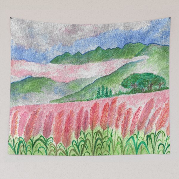 Item preview, Sugar cane field and Piton des Neiges designed and sold by Sofy5.