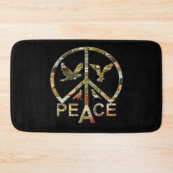 Item preview, A stony retro peace sign with flying doves designed and sold by GR-ART.