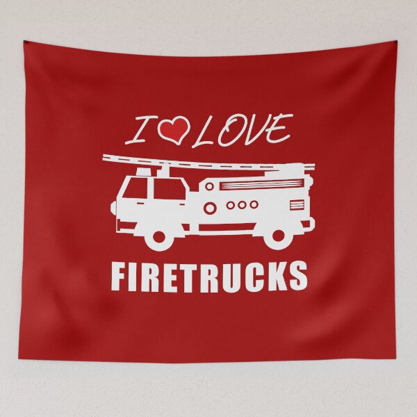 Item preview, I love Firetrucks Funny Fireman designed and sold by timizar.