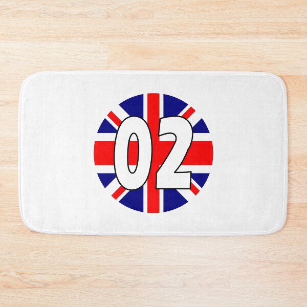 Item preview, UK flag with number 02 - zero two designed and sold by AllShirts21.