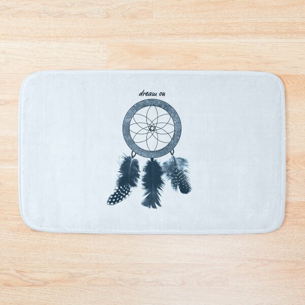 Item preview, Blue Dreamcatcher with Dream On Typography designed and sold by rieeee.