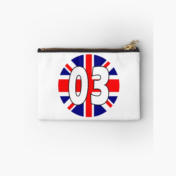 Item preview, UK flag with number 03 - zero three designed and sold by AllShirts21.