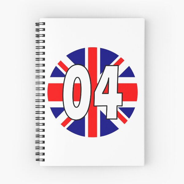 Item preview, UK flag with number 04 - zero four designed and sold by AllShirts21.