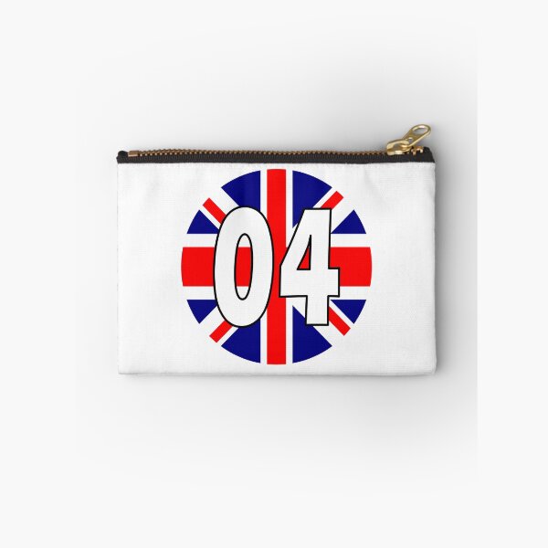 Item preview, UK flag with number 04 - zero four designed and sold by AllShirts21.