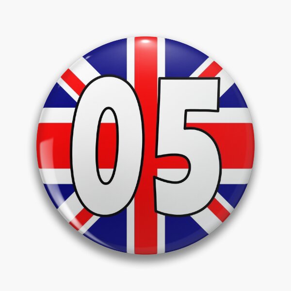Item preview, UK flag with number 05 - zero five designed and sold by AllShirts21.
