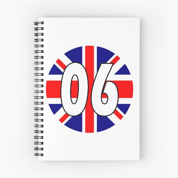 Item preview, UK flag with number 06 - zero six designed and sold by AllShirts21.