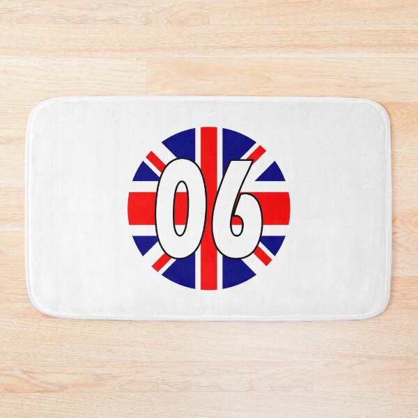 Item preview, UK flag with number 06 - zero six designed and sold by AllShirts21.